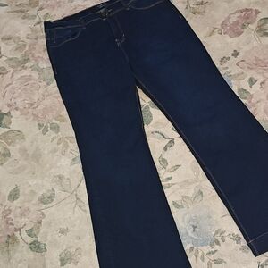 Classic Navy Straight Leg Jeans
